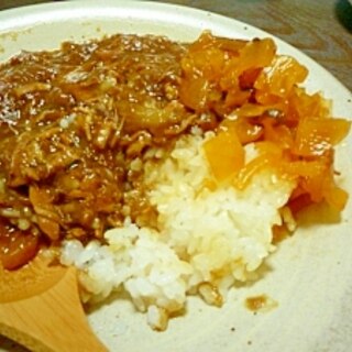 圧力鍋で！セロリ入りチキンカレー